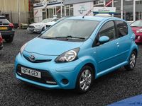 Used Toyota Aygo Style 68 HP (50 kW) 2014 Blue Hatchback
