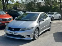 Begagnad Honda Civic Type R 2009 Silver Halvkombi