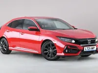 Used Honda Civic SR 126 HP (92 kW) 2021 Red Hatchback