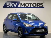 Used Toyota Yaris Hybrid 100 HP (73 kW) 2018 Blue Hatchback