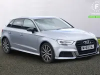 Used Audi A3 Black Edition 2019 Silver Sedan