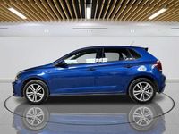 Used VW Polo R-line 95 HP (69 kW) 2019 Blue Hatchback