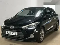 Used Hyundai i20 SE 84 HP (61 kW) 2016 Black Coupe