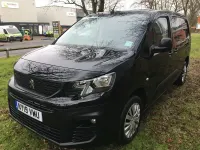 Used Peugeot Partner 131 HP (96 kW) 2019 Black MPV