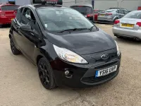 Used Ford Ka Zetec 69 HP (50 kW) 2016 Black Hatchback