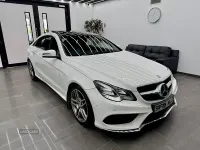 Used Mercedes E220 AMG line 174 HP (127 kW) 2015 White Coupe