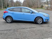 Used Ford Focus Zetec 100 HP (73 kW) 2017 Blue Hatchback