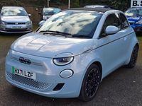 Second-hand Fiat 500e La Prima 86 kW (118 CP) 2021 Albastru Cabrio