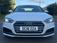 Used Audi A5 S-Line 150 HP (110 kW) 2018 White Coupe
