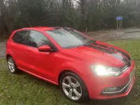 Begagnad VW Polo SEL 2017 Röd Halvkombi