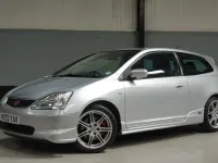Begagnad Honda Civic Type R 2003 Silver Halvkombi