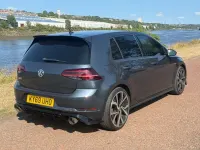 Used VW Golf VII GTI 245 HP (180 kW) 2019 Blue Hatchback