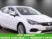 Used Vauxhall Astra Elite 145 HP (106 kW) 2021 White Hatchback
