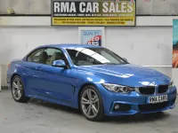 Used BMW 420 Cabriolet M Sport 181 HP (133 kW) 2014 Blue Cabriolet