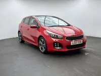 Used Kia Ceed GT-Line S 136 HP (100 kW) 2017 Red Hatchback