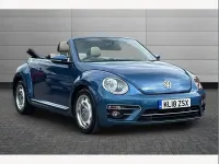 Used VW Beetle Design 105 HP (77 kW) 2018 Blue Hatchback