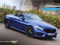 Used Mercedes C220 AMG line 2016 Blue Cabriolet