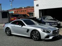 Used Mercedes SL400 AMG line 367 HP (269 kW) 2017 Silver Cabriolet