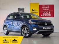 Used VW T-Cross SE 115 HP (84 kW) 2019 Blue SUV