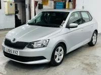 Used Skoda Fabia SE 110 HP (80 kW) 2015 Silver Hatchback
