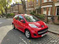 Used Peugeot 107 68 HP (50 kW) 2011 Red Hatchback