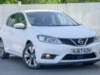 Used Nissan Pulsar Tekna 116 HP (85 kW) 2017 White Hatchback