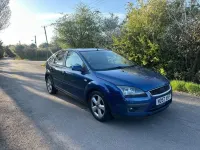Used Ford Focus Zetec 100 HP (73 kW) 2008 Blue Hatchback