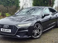 Used Audi A7 Sportback S-Line 286 HP (210 kW) 2018 Black Hatchback