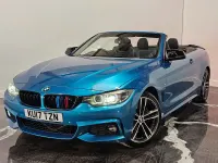 Used BMW 430 Cabriolet M Sport 252 HP (185 kW) 2017 Blue Cabriolet