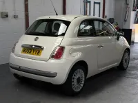 Used Fiat 500 Lounge 69 HP (50 kW) 2010 White Hatchback