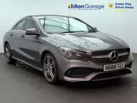 Used Mercedes CLA180 AMG line 120 HP (88 kW) 2019 Grey Coupe