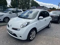 Used Nissan Micra N-TEC 79 HP (58 kW) 2009 White Hatchback