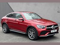 Used Mercedes GLC300e AMG line 254 HP (186 kW) 2021 Red Coupe