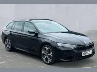 Used Skoda Octavia vRS 265 HP (194 kW) 2025 Black magic pearl effect Estate