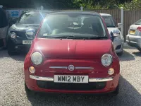 Used Fiat 500 Lounge 69 HP (50 kW) 2012 Red Hatchback