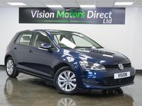 Used VW Golf VII SE 122 HP (89 kW) 2014 Blue Hatchback