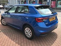 Used Skoda Fabia Comfort 70 HP (51 kW) 2024 Race blue metallic Hatchback