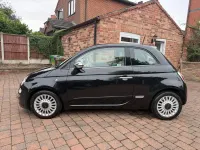 Used Fiat 500 Lounge 85 HP (62 kW) 2013 Black Hatchback
