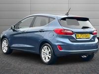 Used Ford Fiesta Titanium 125 HP (91 kW) 2022 Blue Hatchback