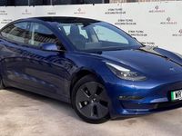 Used Tesla Model 3 Long Range AWD 366 kW (498 HP) 2021 Blue Sedan