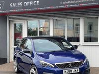 Used Peugeot 308 GT-line 130 HP (95 kW) 2018 Blue Hatchback