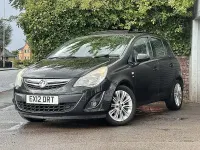 Used Vauxhall Corsa 100 HP (73 kW) 2012 Black Hatchback