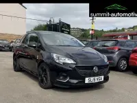 Used Vauxhall Corsa Edition 70 HP (51 kW) 2015 Black Hatchback