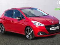 Used Peugeot 208 GT-line 109 HP (80 kW) 2018 Red Hatchback