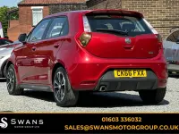 Used MG MG3 106 HP (77 kW) 2016 Red Hatchback