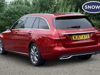 Usado Mercedes C200 Premium Plus 184 CV (135 kW) 2017 Rojo Familiar