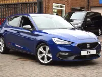 Begagnad Seat Leon FR 130 HK (95 kW) 2020 Blå Halvkombi