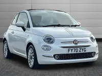 Used Fiat 500 Lounge 70 HP (51 kW) 2020 Bossa nova white Hatchback