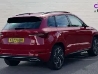 Used Skoda Karoq SportLine 190 HP (139 kW) 2023 Red SUV