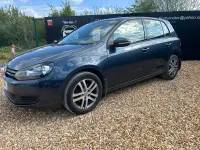 Used VW Golf VI SE 122 HP (89 kW) 2009 Blue Hatchback